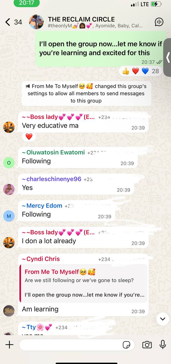 Proof of community member learning